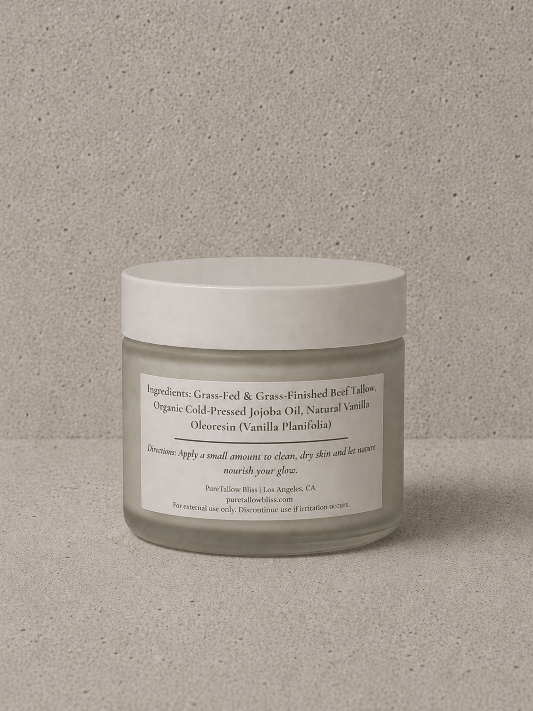 Vanilla Whipped Tallow Cream